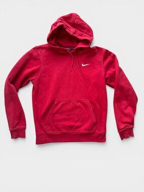 Vintage Nike Red Hoodie - women's small oversized
